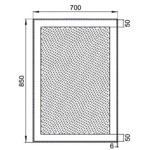 Зеркало Aquanet Алассио 7085 LED