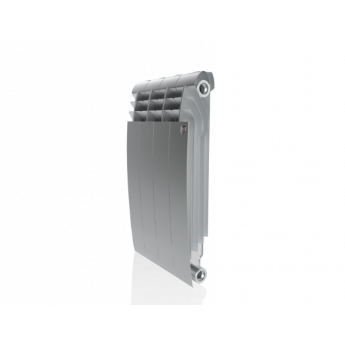 Радиатор биметаллический Royal Thermo BiLiner 500 Satin Silver 4 секции, боковое подключение