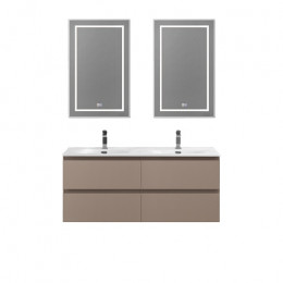 BelBagno Тумба с раковиной Kraft 120-2 подвесная Бежевый матовый