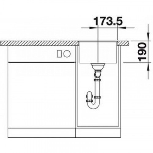Кухонная мойка Blanco Subline 320-F, кофе