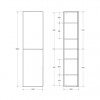 BelBagno Шкаф подвесной Due 40/150 Rovere Nature ручки Белые