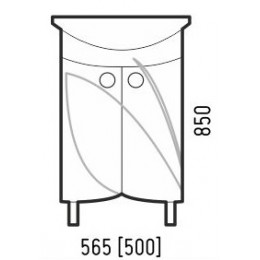 Corozo Мебель для ванной Ультра Флора 55 NEW