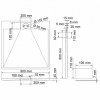 WasserKRAFT Душевой поддон Alme 15T03