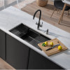 Мойка для кухни Lemark Tabaga 9936135 82x44 графит