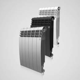 Радиатор биметаллический Royal Thermo BiLiner 350 Noir Sable 4 секции, боковое подключение