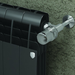 Радиатор биметаллический Royal Thermo BiLiner 350 Noir Sable 4 секции, боковое подключение