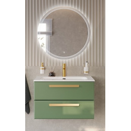BelBagno Мебель для ванной Eco Cer-N 80 CZR-8073-80 фисташковый софт ручки сатиновое золото