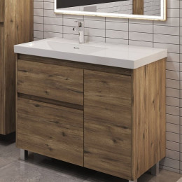 Aquanet Мебель для ванной Nova Lite 2.0 90 L дуб рустикальный