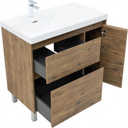 Aquanet Мебель для ванной Nova Lite 2.0 90 L дуб рустикальный