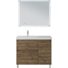 Aquanet Мебель для ванной Nova Lite 2.0 90 L дуб рустикальный