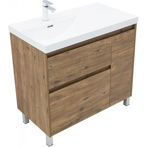Aquanet Мебель для ванной Nova Lite 2.0 90 L дуб рустикальный