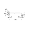 Кронштейн для душа Grohe Rainshower 28361000 380мм