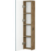 Акватон Мебель для ванной Мишель 80 с гранитной столешницей дуб рустикальный/фьорд