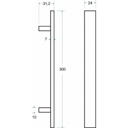 Besco Ручка для ванны Quadro