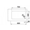Мойка кухонная Blanco Solis 700-U 526125 хром
