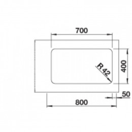 Мойка кухонная Blanco Solis 700-U 526125 хром