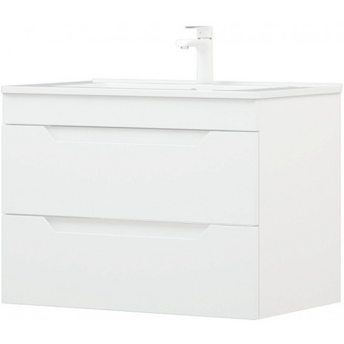 Corozo Тумба с раковиной Юта 75 Z2 подвесная белая