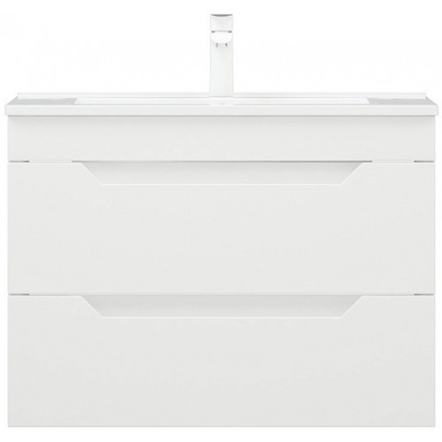 Corozo Тумба с раковиной Юта 75 Z2 подвесная белая