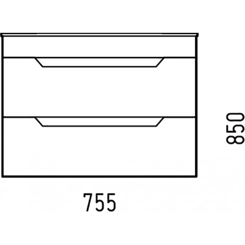 Corozo Тумба с раковиной Юта 75 Z2 подвесная белая