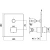 Смеситель для душа Paffoni Compact Box CPT513ST сталь