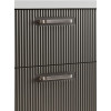 BelBagno Тумба с раковиной Due 80 подвесная Оружейная сталь ручки Матовый атласный никель