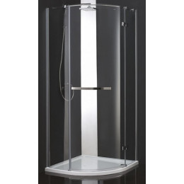 Cezares Душевой уголок BERGAMO-W-R-1-90-ARCO-C-Cr-R-IV