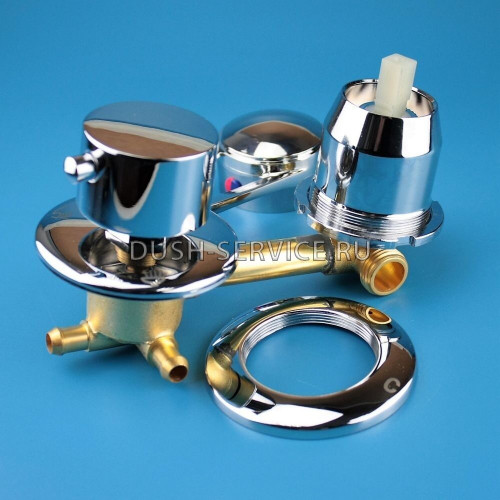 Смеситель для душевой кабины на 3 режима 120 мм SF2054 хомут