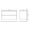 BelBagno Тумба с раковиной PIETRA 1000 Stucco Cemento Leggero