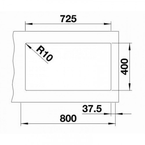 Кухонная мойка Blanco Subline 430/270-U, черный