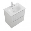 BelBagno Тумба с раковиной Uno mini 50 подвесная Bianco Opaco с раковиной BB-8099-3-50