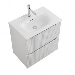 BelBagno Тумба с раковиной Uno mini 50 подвесная Bianco Opaco с раковиной BB-8099-3-50