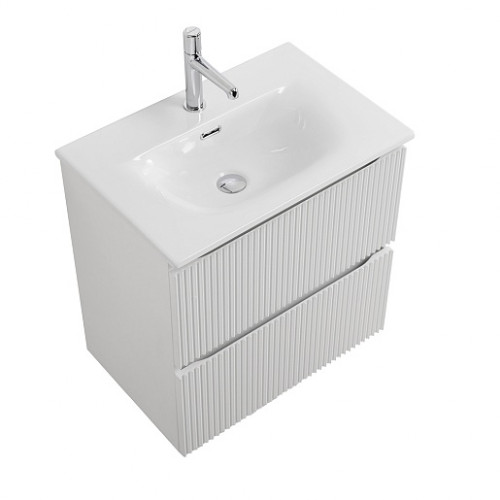 BelBagno Тумба с раковиной Uno mini 50 подвесная Bianco Opaco с раковиной BB-8099-3-50