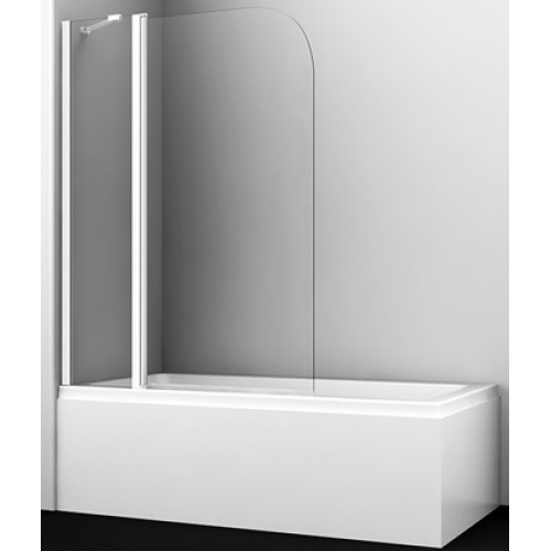WasserKRAFT Шторка на ванну Leine 35P02-110WHITE Fixed