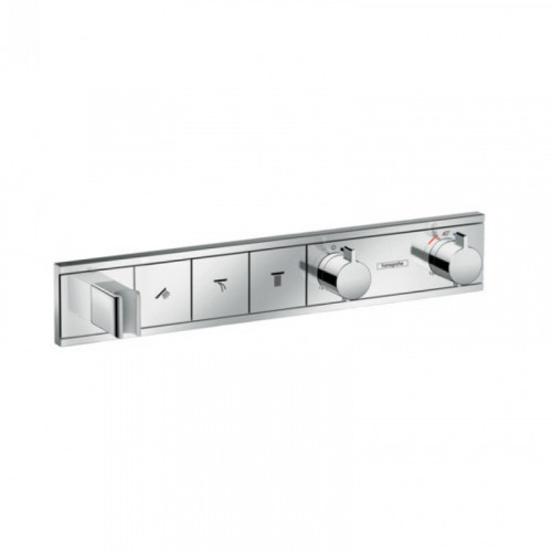 Смеситель для душа Hansgrohe RainSelect 15356000, 3 потребителя, термостатический, хром