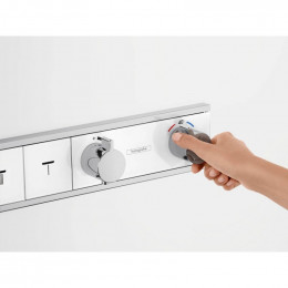 Смеситель для душа Hansgrohe RainSelect 15356000, 3 потребителя, термостатический, хром