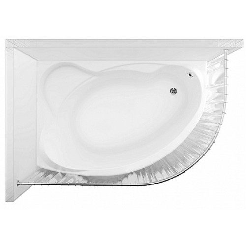 Aquanet Карниз для ванны Graciosa 150