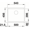 Кухонная мойка Blanco Subline 500-U 514506, глянцевый, белый