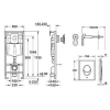 Инсталляция для подвесного унитаза Grohe Rapid SL 38722001 в комплекте, для подвесного унитаза