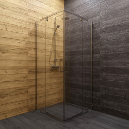 Triton Душевой уголок Каппа-Хром 90x90