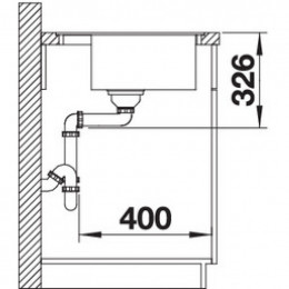 Мойка кухонная Blanco Dalago 6-F 525875 черный