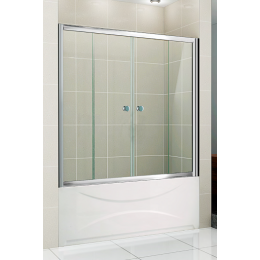 Cezares Шторка на ванну PRATICO-VF-2-170/140-P-Cr
