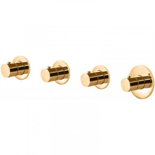 Смеситель с термостатом Paffoni Modular Box MDE019HG 285930 золото