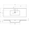 BelBagno Тумба с раковиной Etna 120 подвесная белая матовая