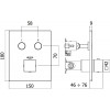 Смеситель для душа Paffoni Compact Box CPT518ST сталь