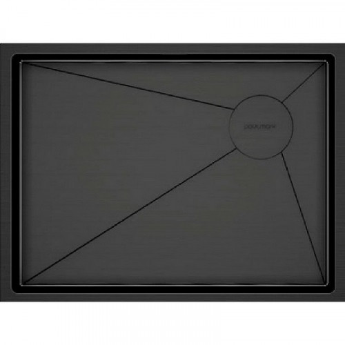 Мойка для кухни Paulmark Next-Skew PM885844-GM 58x44 вороненая сталь