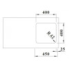 Мойка кухонная Blanco Solis 400-U  526117 хром