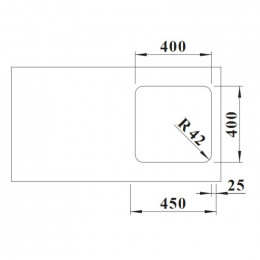 Мойка кухонная Blanco Solis 400-U  526117 хром