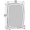 Зеркало Aquanet Тоскана 9085 с LED подсветкой 900х850x32 мм инфракрасный выключатель