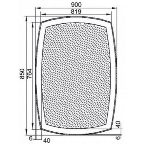 Зеркало Aquanet Тоскана 9085 с LED подсветкой 900х850x32 мм инфракрасный выключатель