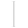 Трубчатый дизайн-радиатор Royal Thermo Shift R22 VC2180 4 секции, белый, нижнее подключение